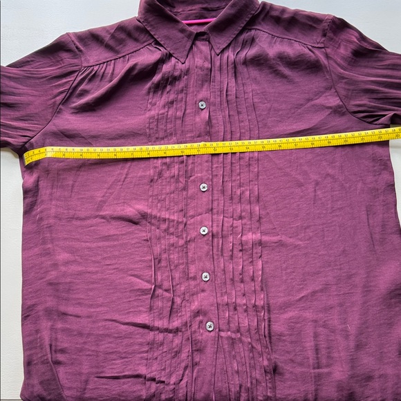 Women’s Anthropologie Long Sleeve Button Up Blouse Medium - Picture 5 of 6